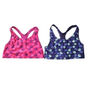 Lot Of 4 Champion Racerback Sports Bras Size Large